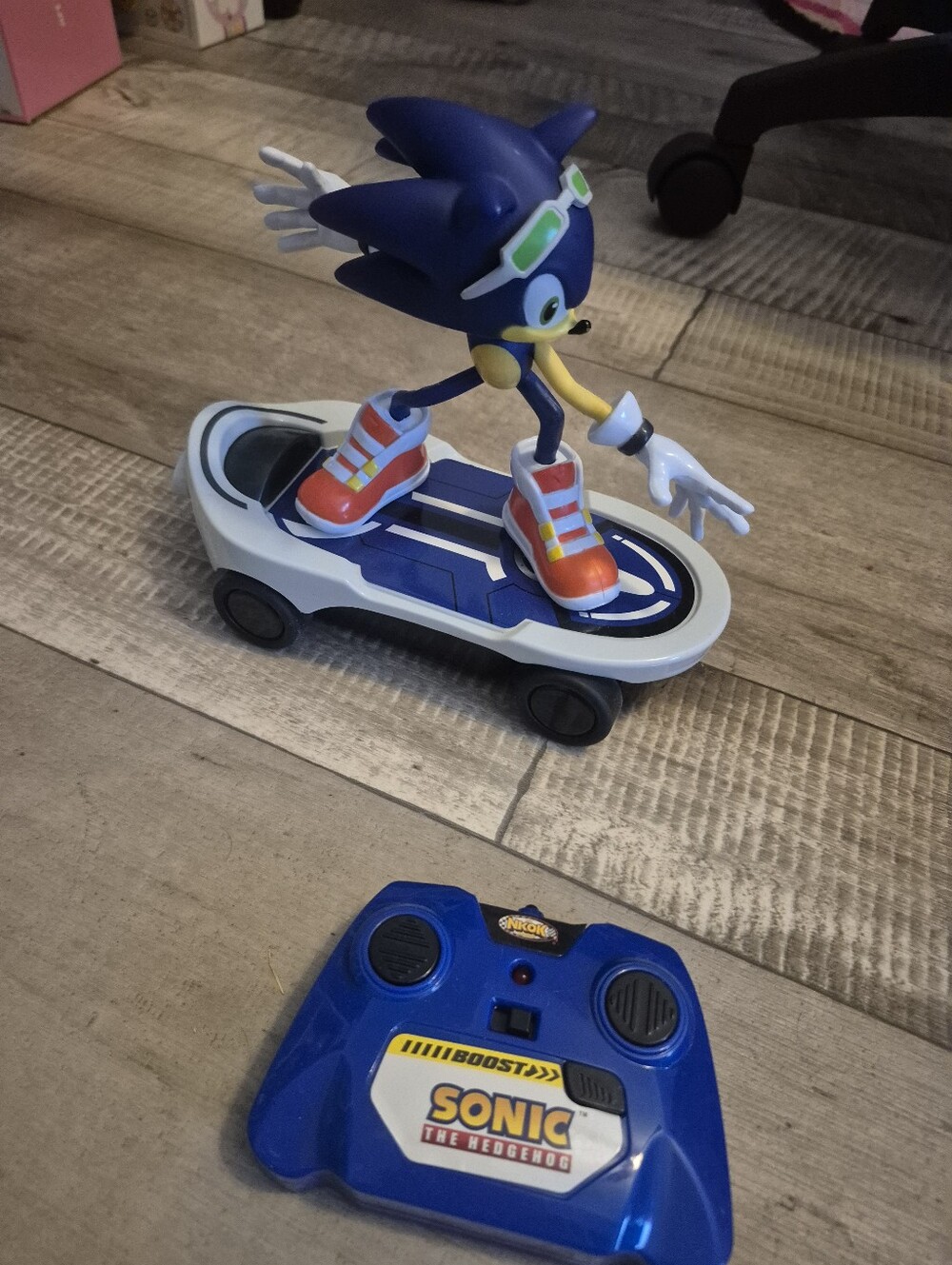 Sonic The Hedge Hog On Skateboard Remote Control  Toys